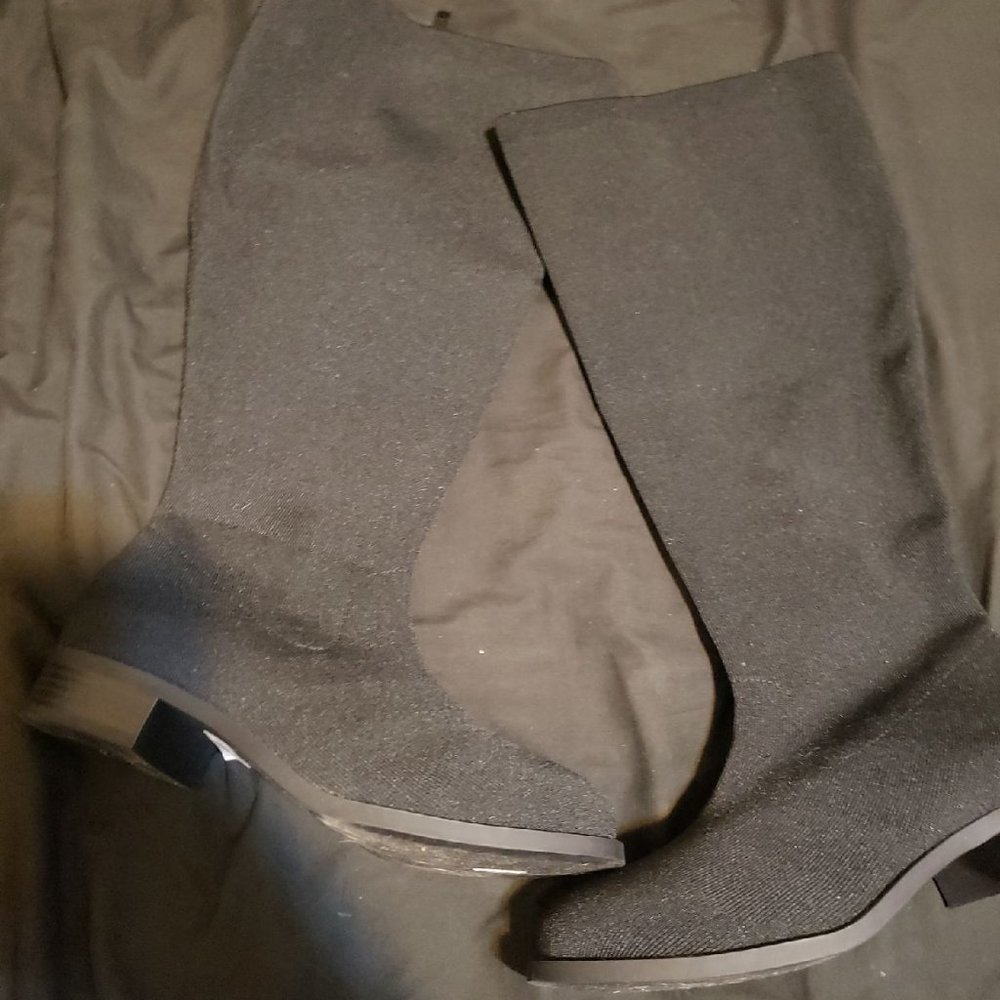 Torrid stretch wide calf knee high boots